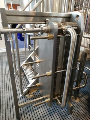 painel de controle do equipamento da fabricação de cerveja da escala da cervejaria 10BBL grande semi auto