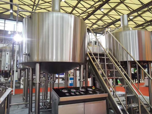 Equipamento da cervejaria do equipamento 2000L Sus304 da fabricação de cerveja da casa do tela táctil grande