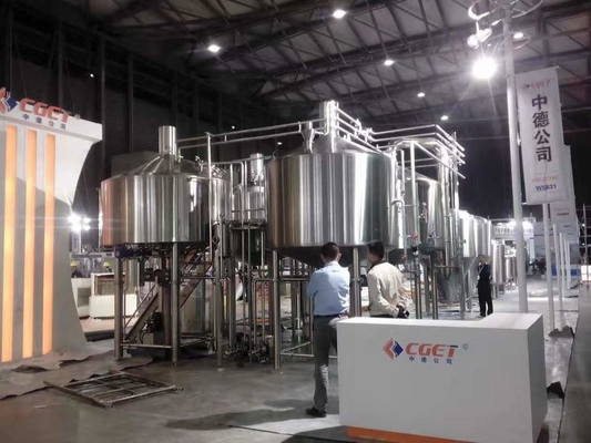 Equipamento da cervejaria do equipamento 2000L Sus304 da fabricação de cerveja da casa do tela táctil grande