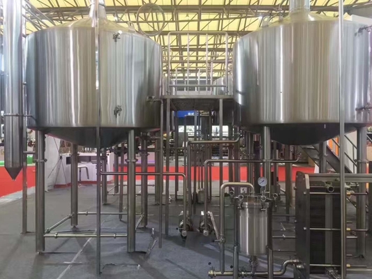 Equipamento da cervejaria do equipamento 2000L Sus304 da fabricação de cerveja da casa do tela táctil grande