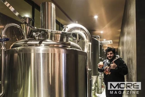 3 tambores cerveja comercial do sistema da fabricação de cerveja de 5 tambores que faz a cervejaria do equipamento 7Bbl