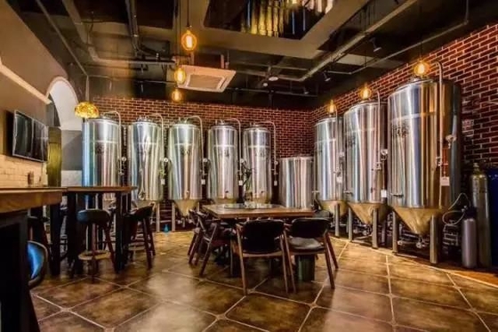 3 tambores cerveja comercial do sistema da fabricação de cerveja de 5 tambores que faz a cervejaria do equipamento 7Bbl