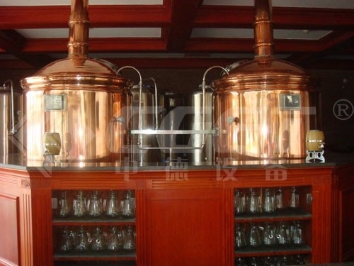 Micro espessura do sistema 1000L 3mm da fabricação de cerveja da pequena escala da máquina da fábrica da cerveja do hotel