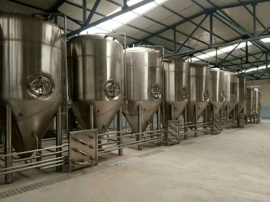 Sistema de controlo completo do PLC da automatização equipamento completo da fabricação de cerveja de cerveja do Turnkey do grande