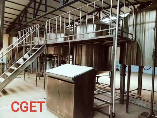Sistema de controlo completo do PLC da automatização equipamento completo da fabricação de cerveja de cerveja do Turnkey do grande