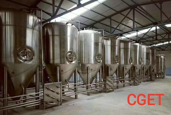 Sistema de controlo completo do PLC da automatização equipamento completo da fabricação de cerveja de cerveja do Turnkey do grande