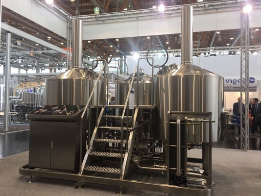 Sistema de controlo semi automático do equipamento da fabricação de cerveja da escala 7Bbl do SUS 304 grande