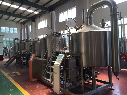 Sistema de controlo semi automático do equipamento da fabricação de cerveja da escala 7Bbl do SUS 304 grande