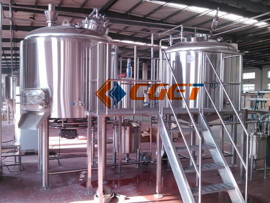 tanques de fermentação trifásicos da cervejaria do equipamento da fabricação de cerveja da grande escala 380V