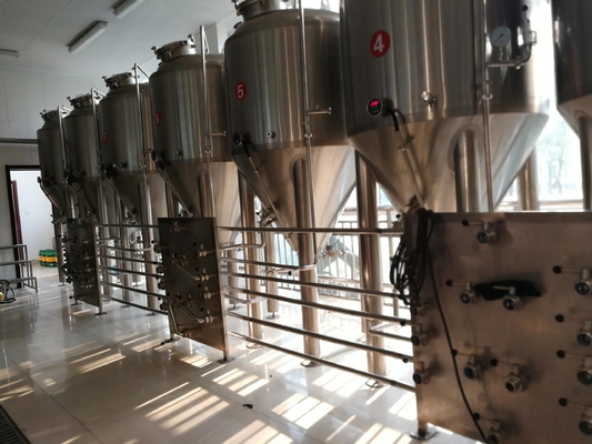 controle comercial do tela táctil do fermentador da cerveja do equipamento da fermentação da cerveja 2000L