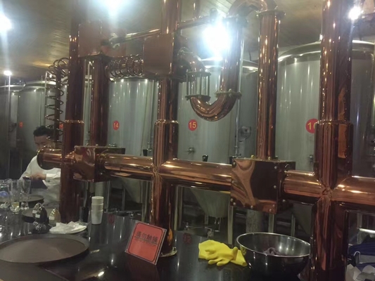 sistema home do Microbrewery do equipamento da fabricação de cerveja de cerveja do ofício de 380V 50Hz 3 anos de garantia