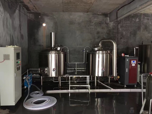 sistemas do Microbrewery do Turnkey do equipamento da fabricação de cerveja de cerveja do ofício da embarcação 500L 2