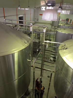 Sistema de controlo de Siemens do equipamento da fabricação de cerveja da grande escala da cerveja do ofício da eficiência elevada