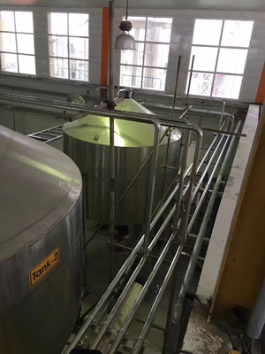 Sistema de controlo de Siemens do equipamento da fabricação de cerveja da grande escala da cerveja do ofício da eficiência elevada
