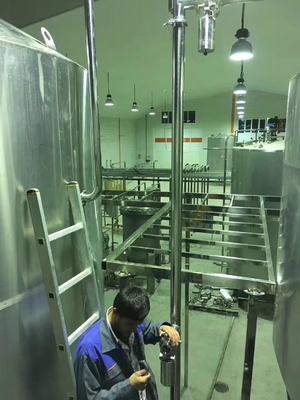 Sistema de controlo de Siemens do equipamento da fabricação de cerveja da grande escala da cerveja do ofício da eficiência elevada