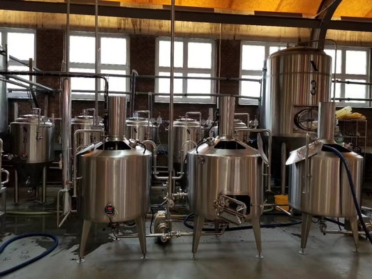 Sistemas comerciais 10Hl da fabricação de cerveja do equipamento da fabricação de cerveja da pequena escala - cervejaria 30Hl