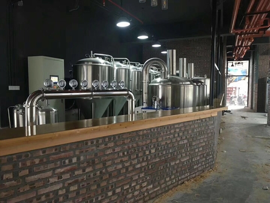 Sistemas comerciais 10Hl da fabricação de cerveja do equipamento da fabricação de cerveja da pequena escala - cervejaria 30Hl