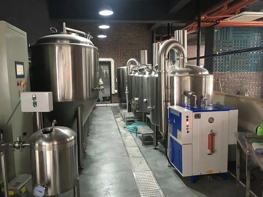 Fabricação de cerveja de poupança de energia do anúncio publicitário da pequena escala do equipamento do Microbrewery inoxidável