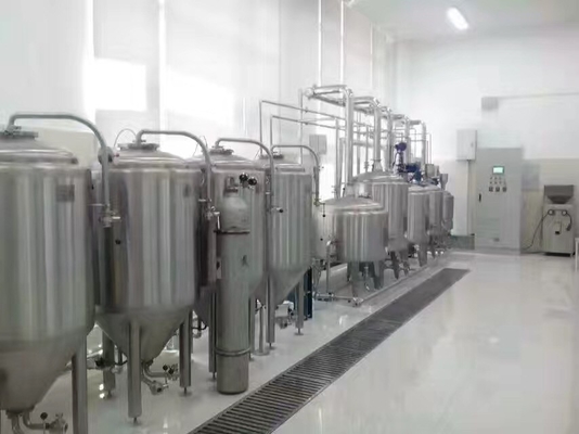 equipamento pequeno da cervejaria da bebida do malte 100L para a cervejaria piloto, cervejaria de teste