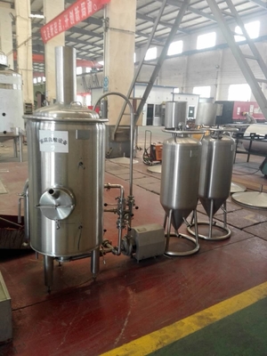 equipamento pequeno da cervejaria da bebida do malte 100L para a cervejaria piloto, cervejaria de teste