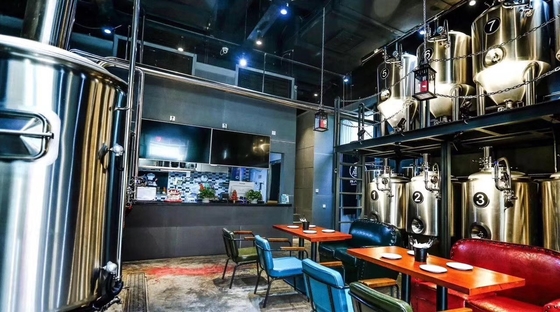 Máquina pequena semi automática do Microbrewery 500L para Brewpub ou restaurante