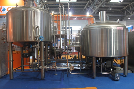 Mão de aço inoxidável do sistema da fabricação de cerveja de cerveja de 316 Turnkey ou controlo automático