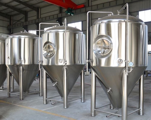 220V / fermentador cônico dos Ss do equipamento de aço inoxidável da fabricação de cerveja da casa 380V