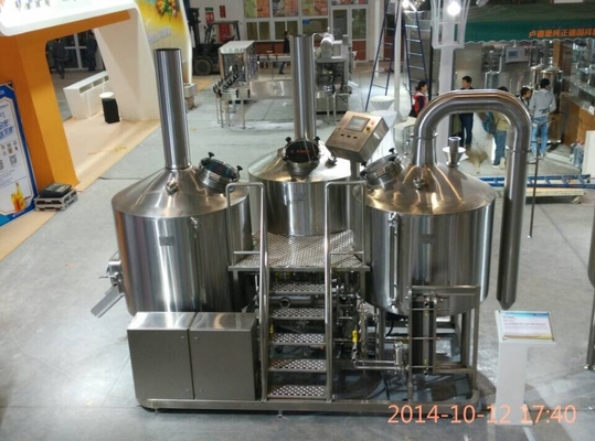 Equipamento de aço inoxidável da fabricação de cerveja do aquecimento de vapor com o certificado do ISO do UL do CE