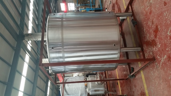 20 espessura de aço inoxidável do aquecimento de vapor 3Mm do equipamento da fabricação de cerveja da cervejaria do tambor