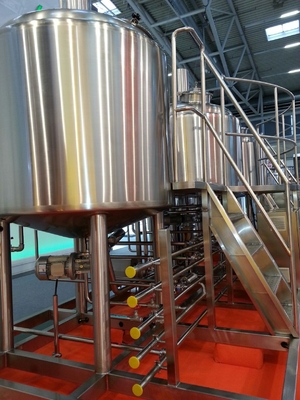 20 espessura de aço inoxidável do aquecimento de vapor 3Mm do equipamento da fabricação de cerveja da cervejaria do tambor