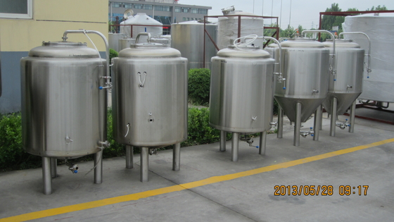 da embarcação de aço inoxidável do equipamento dois da fabricação de cerveja da cerveja do ofício 500L sistema de trituração