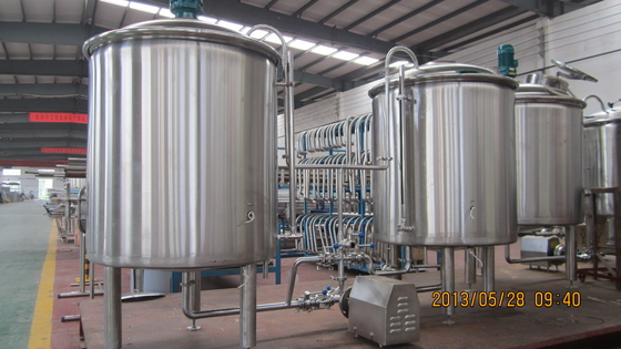 da embarcação de aço inoxidável do equipamento dois da fabricação de cerveja da cerveja do ofício 500L sistema de trituração