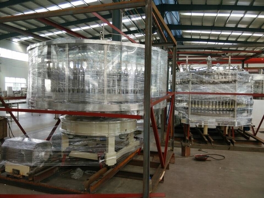Linha de produção de alta velocidade máquina de enchimento e tampando da água engarrafada da cervejaria