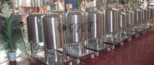 Linha de produção tipo conduzido bonde da cervejaria do sistema de esclarecimento do CIP para a cerveja