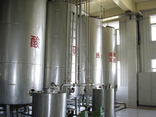 Linha de produção tipo conduzido bonde da cervejaria do sistema de esclarecimento do CIP para a cerveja