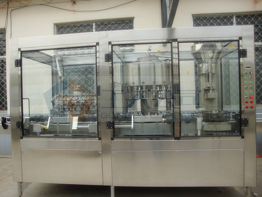 Equipamento de engarrafamento automático da máquina de engarrafamento do vidro de vinho com certificação do CE