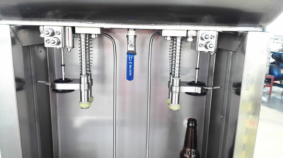 máquina de engarrafamento de vidro automática de 50Hz SUS304 para a cerveja/bebida