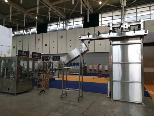 50Hz bonde linha de produção da embalagem de 3 fases, garrafa pode máquina do Depalletizer