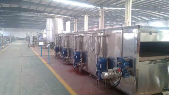 Tipo de pulverização linha de produção pasteurizador da embalagem do túnel para a cerveja ou a bebida
