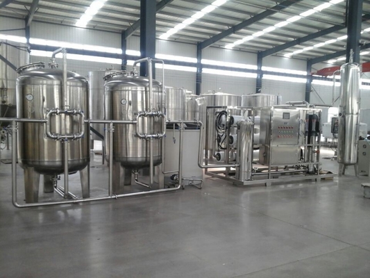 Linha automática único pré-tratamento da produção da embalagem da água da osmose reversa da categoria