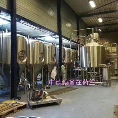 O PLC controla o sistema profissional da fabricação de cerveja de cerveja do equipamento 1000L da fabricação de cerveja em casa