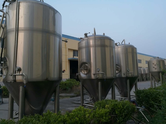 Equipamento 20bbl da fabricação de cerveja de cerveja do ofício SUS304 com controle do PLC da pedra da carbonação