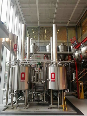 equipamento automático da fabricação de cerveja de cerveja do ofício 500L bonde ou caldeira de vapor