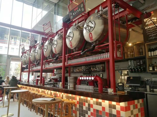 equipamento automático da fabricação de cerveja de cerveja do ofício 500L bonde ou caldeira de vapor