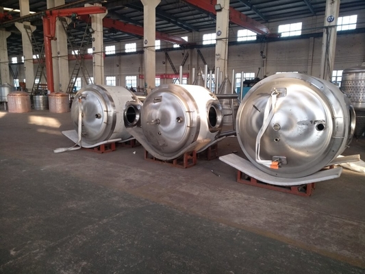 Tanque de fermentação cônico de aço inoxidável do equipamento de prata da fermentação da cerveja