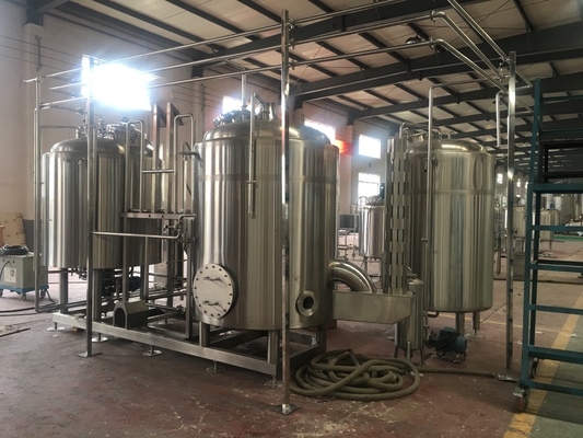 aquecimento do fogo direto do equipamento da fabricação de cerveja de cerveja do ofício da cervejaria 10Bbl de aço inoxidável