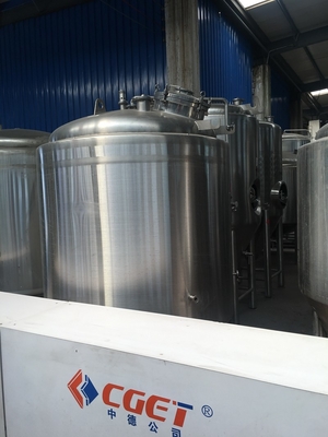 tanque de fermentação grande da escala do equipamento industrial da fermentação da cerveja 50T