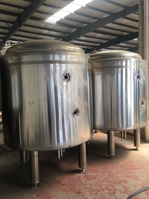 refrigerar cônico Jacketed do glicol do fermentador do tanque cônico de aço inoxidável de 380V 220V