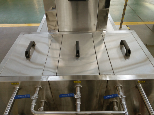 As cabeças do poder superior dois que embalam a linha de produção embarrilam o enchimento 0Ml da arruela - 1000Ml