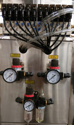 Tela táctil automático 2L das cabeças da máquina de lavar dois do barril de cerveja do Sus 304 - 60L